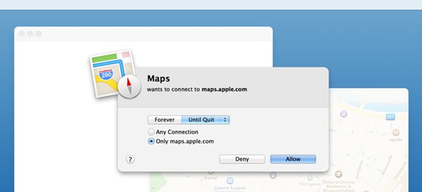 Block apps from accessing internet mac